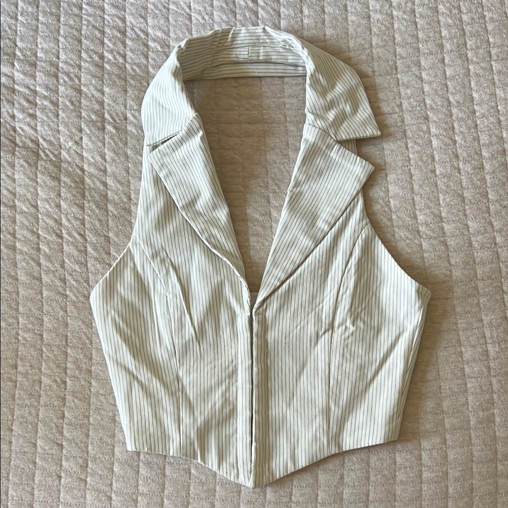 Striped Sleeveless Vest